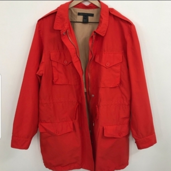 Marc Jacob | Bright Red Coat Size Large L - Picture 2 of 6